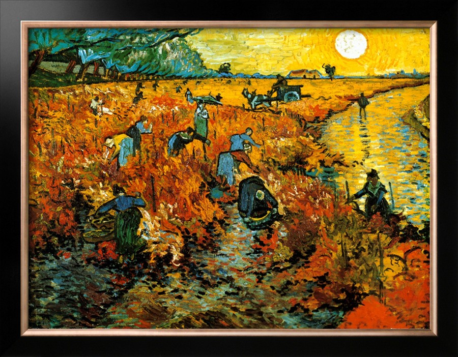 The Red Vineyard at Arles - Van Gogh Painting On Canvas
